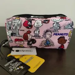 ✨新品・タグ付き✨ LeSportsac　ピーナッツギャングピンクポーチ レスポ