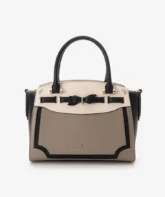【美品】SAMANTHAVEGA フロントリボンベルトハンドバッグ