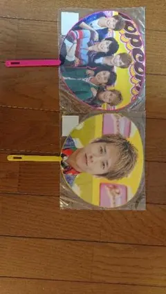 嵐　Popcorn ミニうちわ［集合、二宮和也］