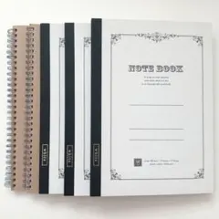 【B5ノート5冊】無印良品 ダブルリングノート×2、自由帳×3