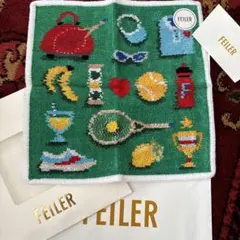 FEILER アイラブテニス　タオルハンカチ