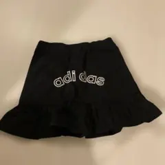 アディダス　 フリル付き　黒　スカート　140