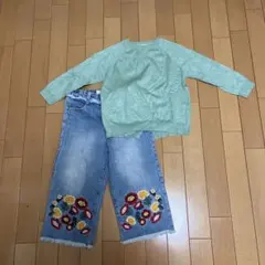 ZARA kids デニム&セーター2点セット　116cm