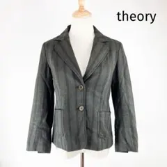 theory セオリー テーラードジャケット チェック柄 2サイズ S相当