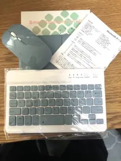 iPad mini 7 専用 キーボードケース キーボード　マウス　霧ブルー