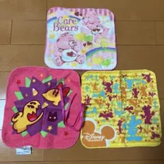 【早い者勝ち！】 タオルハンカチ 3枚セット まとめ売り☆新品あり すぐ発送中