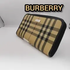 BURBERRY バーバリー 長財布 ラウンドジップ ノバチェック