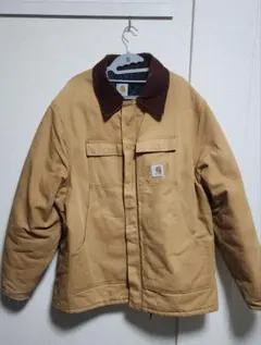 美品　Carhartt ダックジャケット ワークジャケット ブラウン