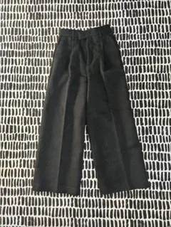 ウール ワイドパンツ