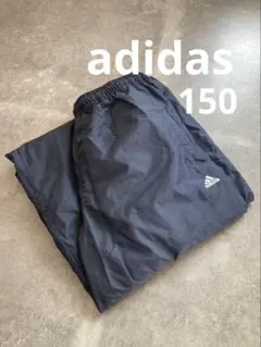 adidas アディダス　キッズ150 ナイロンパンツ ネイビー
