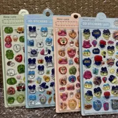 新！たまごっち 3Dステッカー４種類セット