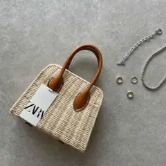ZARA ハードクロスボディーバック