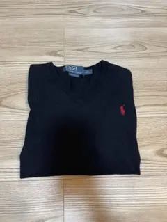 最終値下げ!! 美品　POLO RALPH LAUREN 長袖ニット　ブラック