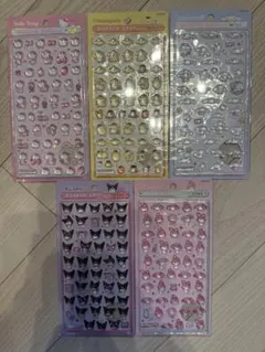 ボンボンドロップミニシールセット 5枚セット　正規品