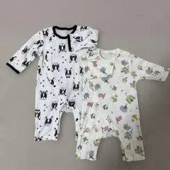ロンパース・カバーオール 60-70cm 2点セット　西松屋