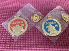 ポケモン ジョウト メタルキーホルダー 2種セット　ワニノコ　ヒノアラシ
