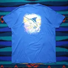 US古着　コロンビア　PFG　両面プリントTシャツ　アウトドア　魚　釣り　カジキのサムネイル