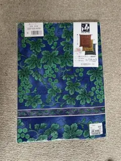 【新品】座布団カバー　藍色系銘仙判 （55×59cm）　綿100%のサムネイル