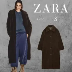 ZARA ブークレダブルブレストミディ丈コート M 新品 - メルカリ