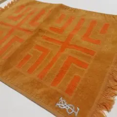 ビンテージ　70s ミッドセンチュリー　幾何学模様　イブサンローランミニマット