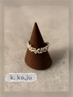 k. kaju シルバーリング 約13号