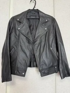 SIMPLICITÉ ブラックライダースジャケットのサムネイル