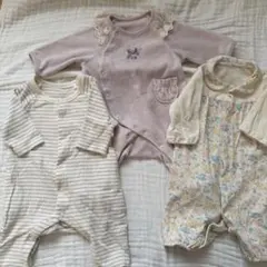 ロンパース　3点セット 50-60cm