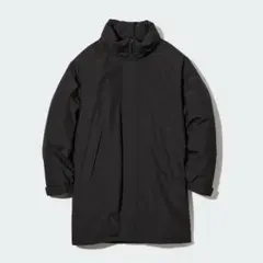 ユニクロ 防風パデットコート 黒 リラックス　オーバーサイズ　S メンズ