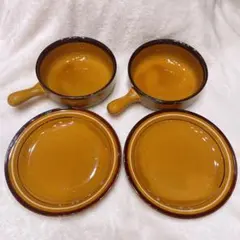 【希少】ノリタケ STONEWARE スープ シチュー皿 4点セット 現状品