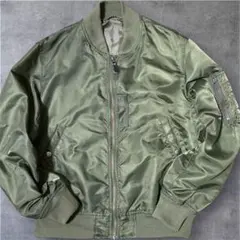 GU MA-1 フライトジャケット カーキ 短丈 ワイドシルエット Mサイズ