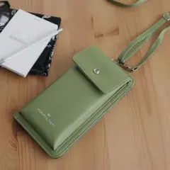 HAMILTON スマホショルダーバッグ グリーン　雑誌付録のサムネイル
