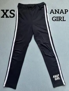 ANAP GIRL ラインパンツ レギンス XS ブラック