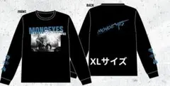 MONOEYES ヴィンテージテイストフォトロングTシャツ ブラック XL