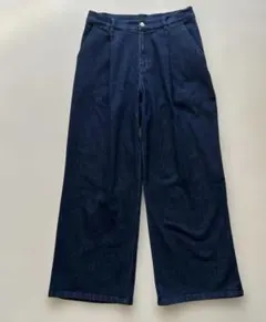 Gready Brilliant　ストレッチタックワイドデニムパンツ