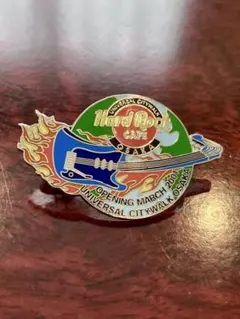 ハードロックカフェ オオサカ ユニバーサルシティウォーク オープン記念ピンバッジ