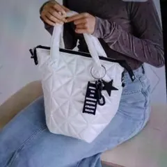 BAYFLOW　キルティングトートバッグ ブラック