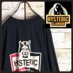 ヒステリックグラマー ロングTシャツ ロンt 長袖 ビックデビルガールズロゴ入り