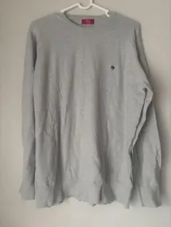 POLO グレー ニット 薄手