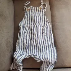 ZARA ベビー ストライプオーバーオール 80 90