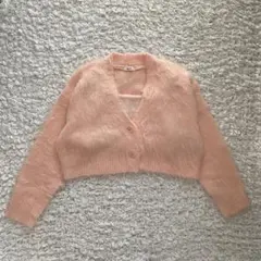 NICE CLAUP カーディガン キャミソールセット ピンク