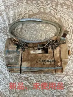 キャンバス地のバッグ