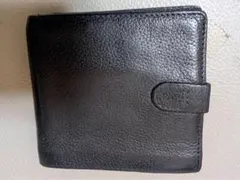 イルビゾンテ　 黒 レザー 二つ折り財布