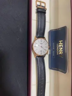 ヘンリーロンドンリッチモンド シルバー 文字盤 ステンレス 風防 41MM