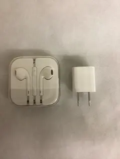 iPhone6s付属品　純正イヤフォンとUSB充電アダプタ