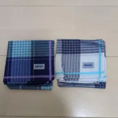 【新品未使用】KENZO チェック柄ハンカチ 2枚セット