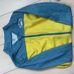 青と黄のフルジップラッシュガード