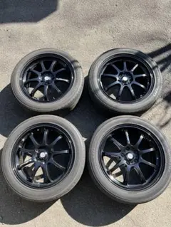 エリシオンで使用　アルミホイール4本セット　18インチ　7.5Jのサムネイル