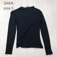 ZARA ザラ メッシュ カットソー ロンT S