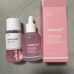 メディキューブ PDRNピンクアンプルライト ＆　PDRNピンクトナー