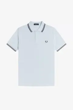 FRED PERRY 水色 ポロシャツ M 半袖のサムネイル